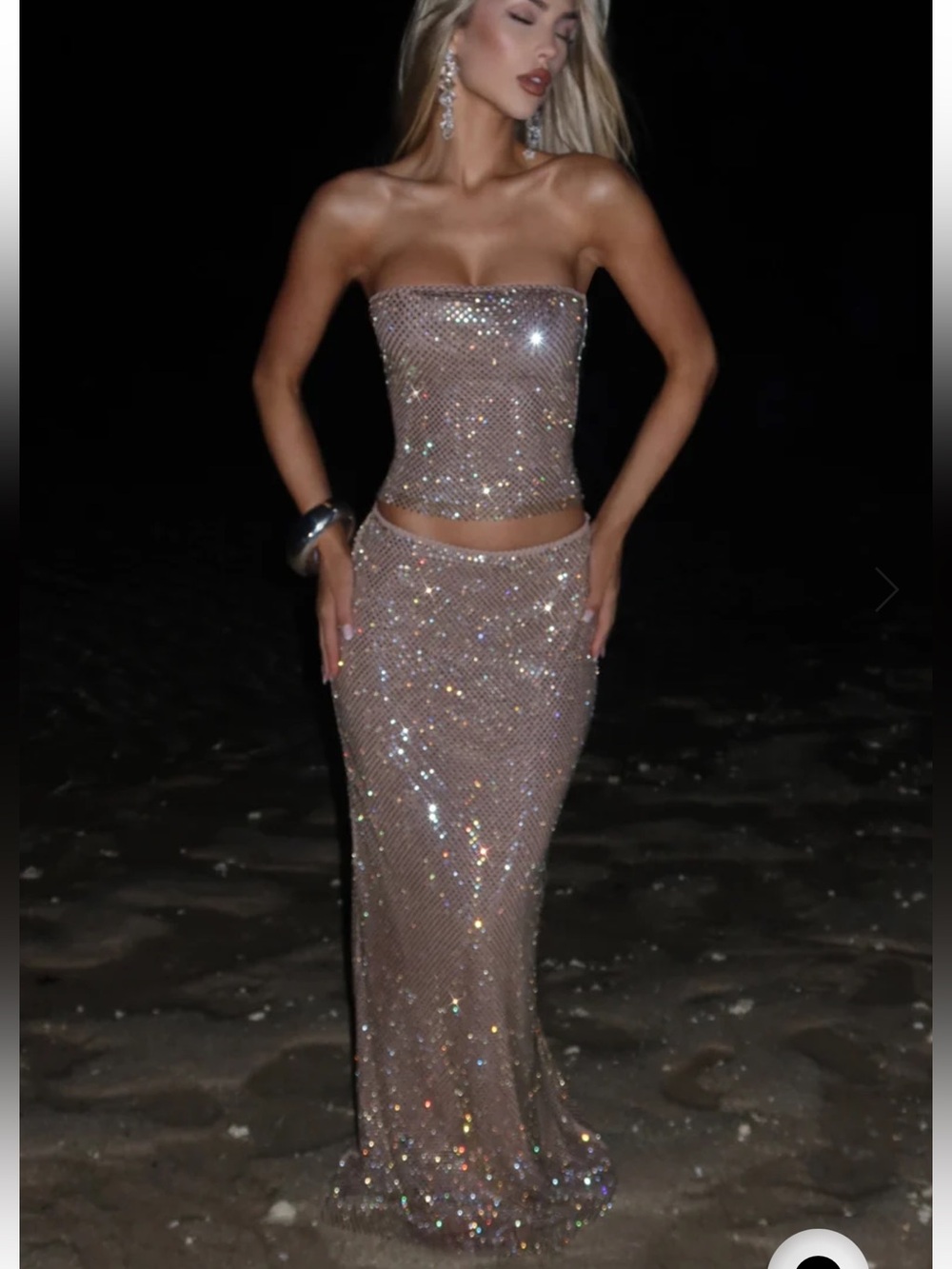 Babyboo | Hali Maxi Skirt - Gold L